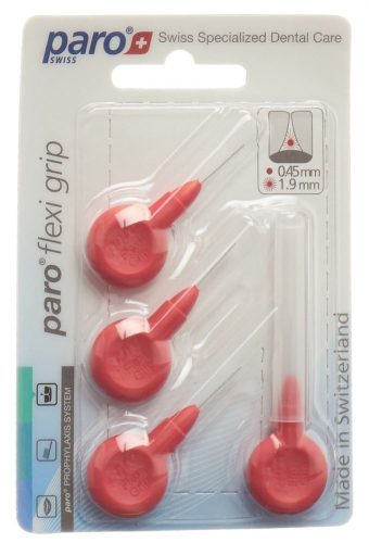 Paro, Paro Flexi Grip xxx-fein, rot, 1.9mm, zylindrisch (4 Stk)