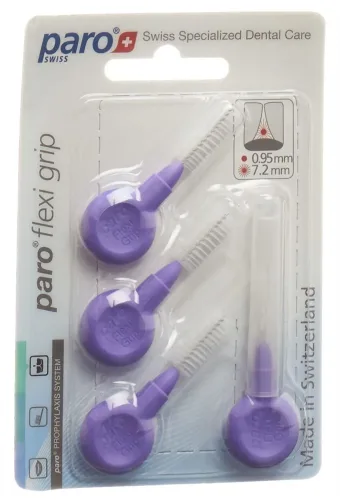 Paro, Paro Flexi Grip mittel-grob violett 8mm zylindrisch (4 Stk)