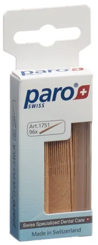 Paro, Paro Micro-Sticks Zahnholz, super fein, 96 Stück