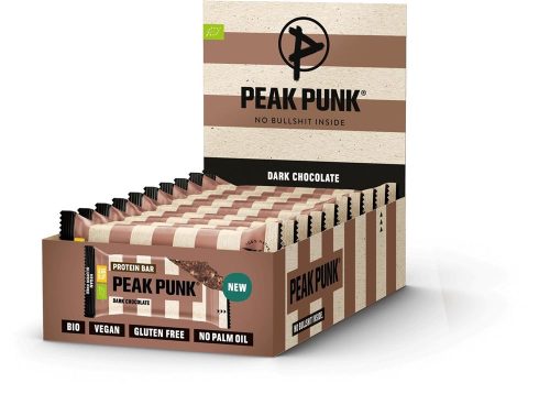 PEAK PUNK, PEAK PUNK Bio Protein Bar Dark Chocolate (12x55g)