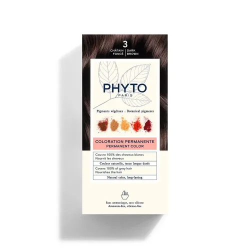PHYTO Paris, Phytocolor 3 dunkelbraun