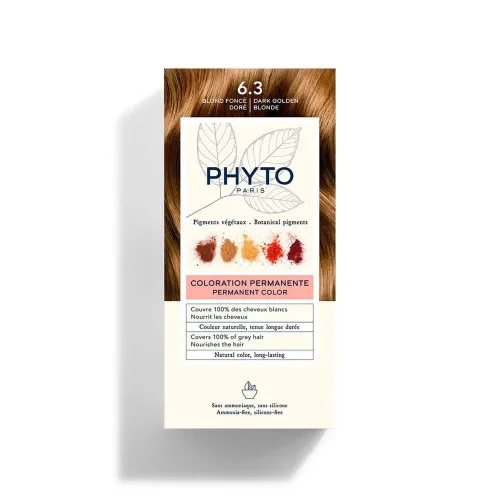 PHYTO Paris, Phytocolor 6.3 Dunkelgoldblond blond
