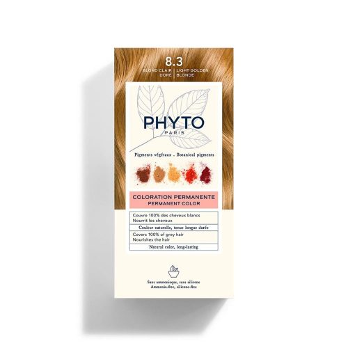 ALES GROUPE BENELUX, PHYTO COLOR Permanente Coloration 8.3 Gold-Hellblond