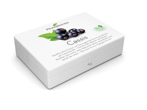 Phytopharma, Phytopharma - Cassis Pastillen, 60 g