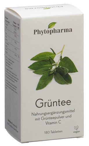 Phytopharma, Phytopharma Grüntee Tabletten (180 Stk)