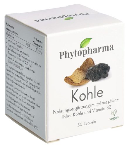 Phytopharma, Phytopharma Kohle Kapseln (30 Stk)