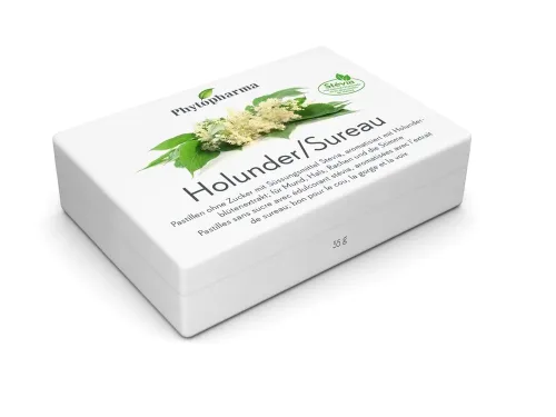 Phytopharma, Phytopharma Holunderblüten Pastillen (40 Stk)