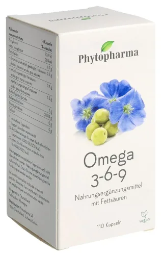 Phytopharma, Phytopharma Omega 3-6-9 Kapseln (110 Stk)