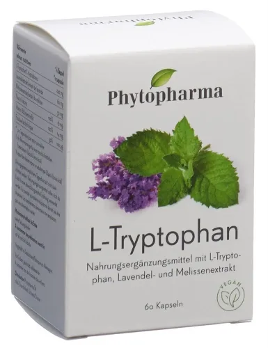 Phytopharma, Phytopharma - L-Tryptophan Kapseln, 60 Stück