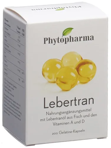 Phytopharma, Phytopharma Lebertranöl Kapseln (200 Stk)