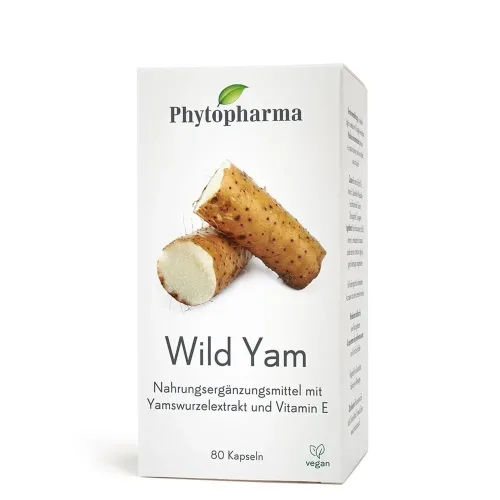 undefined, Phytopharma Wild Yam Kapseln 80 Stück