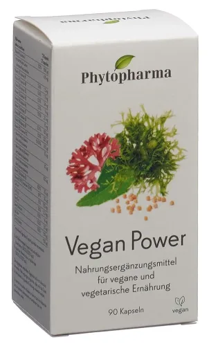 Phytopharma, Phytopharma Vegan Power Kapseln (90 Stk)