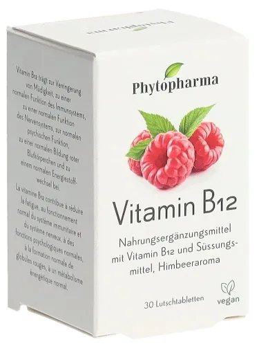 Phytopharma, Phytopharma Vitamin B12 Lutschtabletten (30 Stk)
