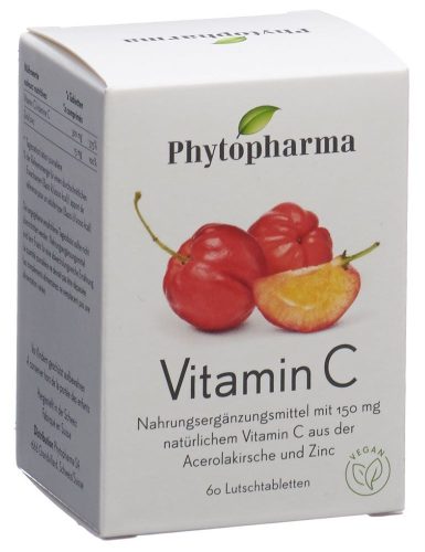 Phytopharma, Phytopharma Vitamin C Lutschtabletten (60 Stk)