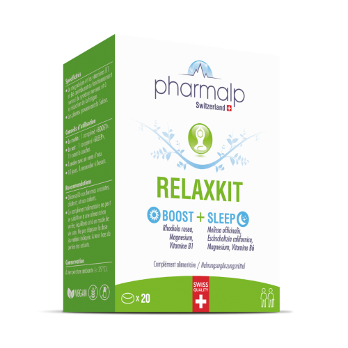 Pharmalp, PHARMALP RELAXKIT Boost & Sleep Tabl Blist 20 Stk