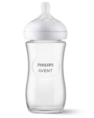 PHILIPS AVENT, Babyflasche Natural Response, Glas, 240ml, ab 1M