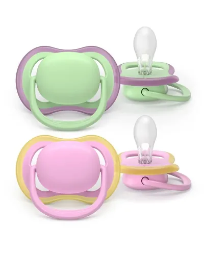PHILIPS AVENT, Philips Avent Schnuller ultra air 6-18 Monate Doppelpack, mint/pink