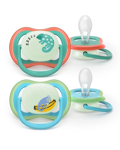 PHILIPS AVENT, 2er-Pack Schnuller ultra air Nighttime, 6-18M
