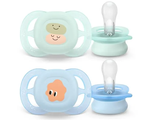 PHILIPS AVENT, Philips Avent Ultra Start Schnuller 0-6 Monate, Grün/Blau Design