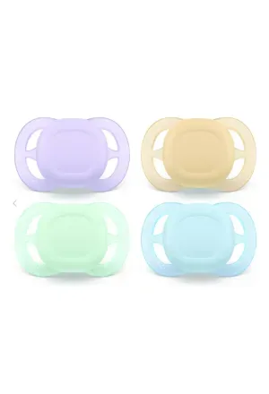 Philips, Philips Avent Schnuller Ultra Start 0-2 Monate hellgrün/hellblau/orange/lila 2 Stk