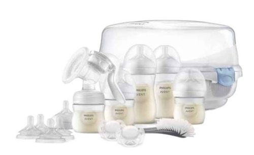 PHILIPS AVENT, 6-tlg. Starter-Set, Handmilchpumpe SCD430/50, ab Geburt