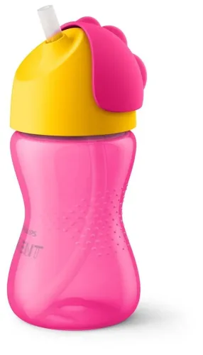 PHILIPS AVENT, Trinklernbecher mit Strohhalm, SCF798/02, 300ml, 12-18M
