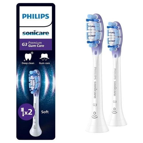 Philips Sonicare, Philips Sonicare Aufsteckbürsten "G3 Premium Gum Care" für gesünderes Zahnfleisch, für jedes Sonicare Handstück