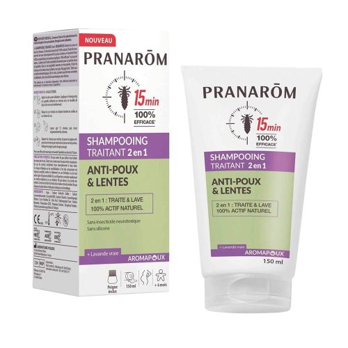 PRANARÖM, PRANARÖM AROMAPOUX 2in1 Shampoo gegen Läuse und Nissen (150ml)