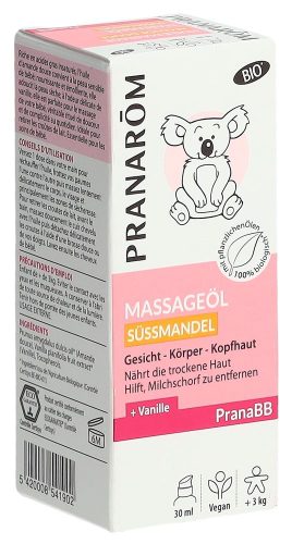 PRANARÖM, PRANARÖM PranaBB Massageöl Süssmandel Bio Eco (30ml)