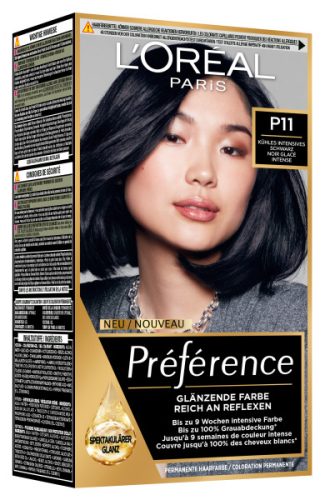 L'Oréal Paris, L'Oréal Paris - Permanent Coloration, 1 Stück, P Kühles Intensives Schwarz/Noir glacé intense