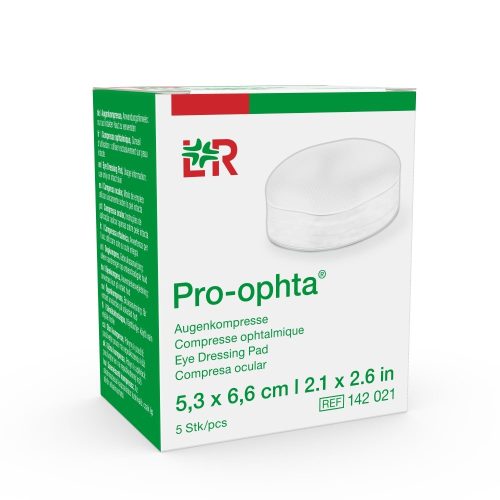 Pro-ophta, Pro-ophta Augenkompressen, 5.3x6.6cm (5 Stk)