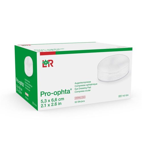 Pro Ophta, Pro-ophta Augenkompressen 5.3x6.6cm (50 Stück)
