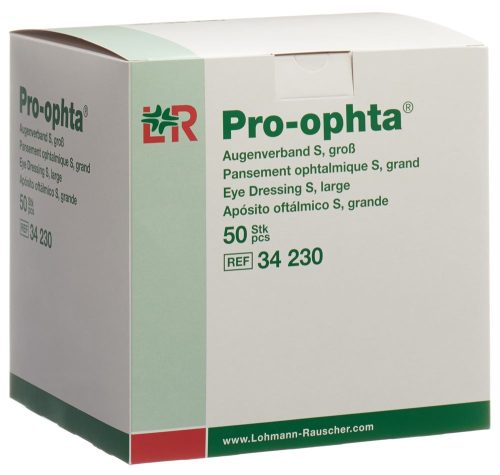 Pro-ophta, Pro-ophta S Augenverband L durchsichtig (50 Stk)