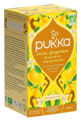 Pukka, Pukka Zitronen- Ingwer Manuka-Honig Tee