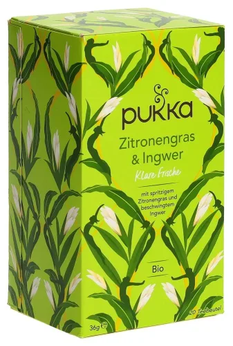 Pukka, Pukka Zitronengras & Ingwer Tee Bio (20 Beutel)