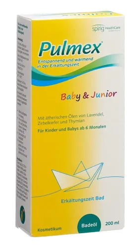 Pulmex, Pulmex Baby & Junior Erkältungszeit Bad (200ml)