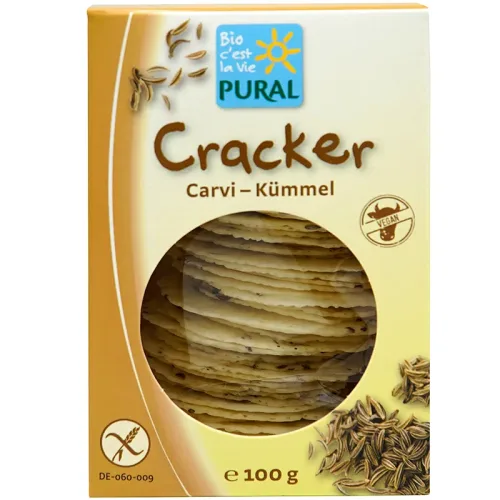 PURAL, PURAL Cräcker Kümmel, glutenfrei (100g)