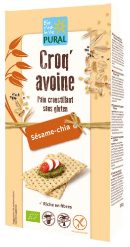 Pural, PURAL Croq'Hafer Sesam Chia glutenfrei (160g)