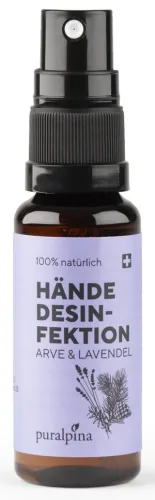 puralpina, puralpina Hände-Desinfektion Spray, Arve & Lavendel (30ml)