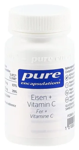 Pure Encapsulations, pure Encapsulations Eisen + Vitamin C Kapseln (60 Stk)