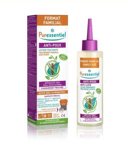 Puressentiel, Puressentiel Anti-Läuse Lotion mit Kamm (200 ml)