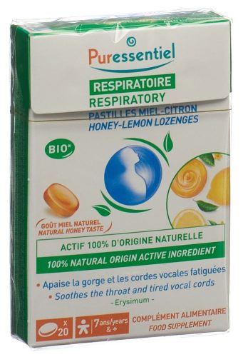 Puressentiel, PURESSENTIEL Lutscht Atemwege Honig-Zitrone 20 Stk