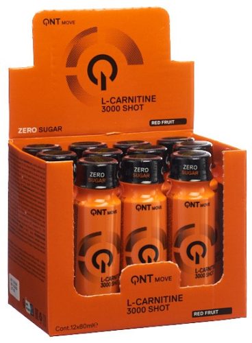 QNT, QNT L-Carnitine Shot, 3000mg (12x80ml)