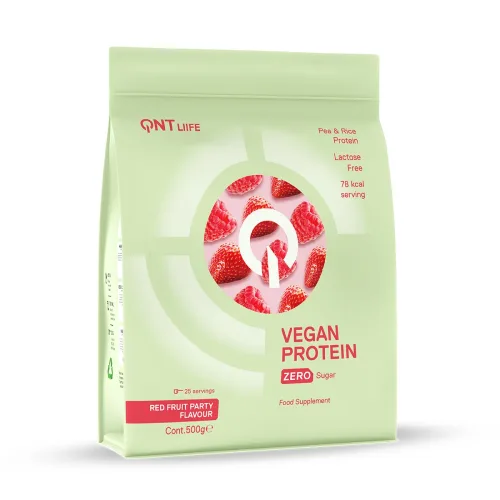 QNT, QNT - Protein Pulver Vegan, Zero Sugar Beeren, 500g