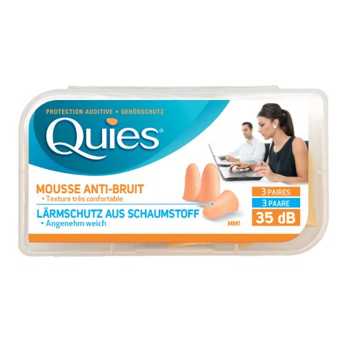 Quies, QUIES L&auml;rmgeh&ouml;rschutzkugeln Schaumstoff haut 6 Stk