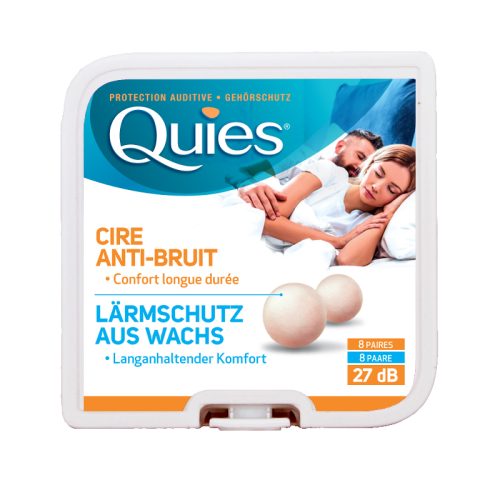 Quies, QUIES L&auml;rmgeh&ouml;rschutzkugeln Wachs 16 Stk