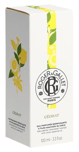Roger & Gallet, Roger & Gallet - Duftendes Wohlfühl-Wasser, Cedrat eau parfumee Duftendes Wohlfühl-Wasser, 100  ml, Weiss