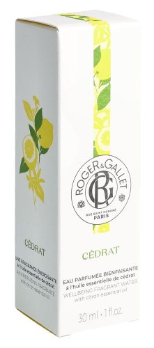 Roger & Gallet, Roger & Gallet - Duftendes Wohlfühl-Wasser, Cedrat eau parfumee Duftendes Wohlfühl-Wasser, 30  ml, Weiss