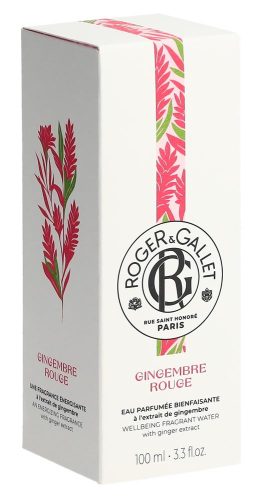 Roger & Gallet, Roger & Gallet - Duftendes Wohlfühl-Wasser, Gingembre rouge eau parfumee Duftendes Wohlfühl-Wasser, 100  ml, Weiss