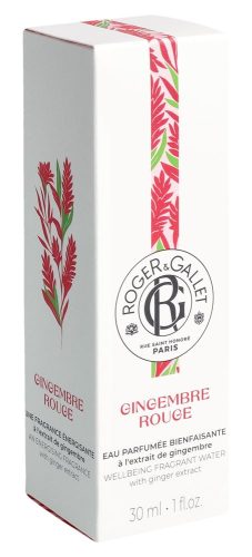 Roger & Gallet, Roger & Gallet - Duftendes Wohlfühl-Wasser, Gingembre rouge eau parfumee Duftendes Wohlfühl-Wasser, 30  ml, Weiss